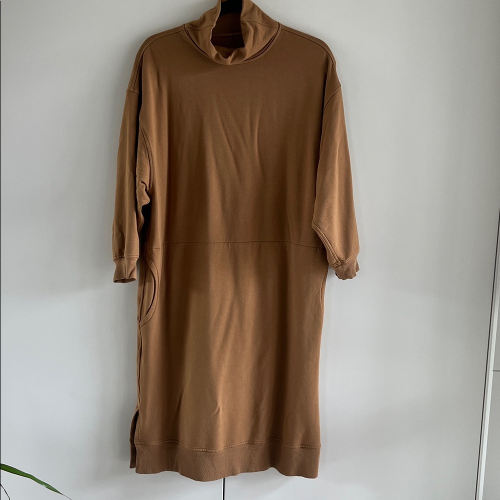 Lululemon Modal Fleece Funnel-Neck Dress